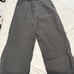 Old Navy Gray Pinstripe Pants